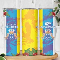 Canary Islands Dia de Canarias Skinny Tumbler 42th Anniversary
