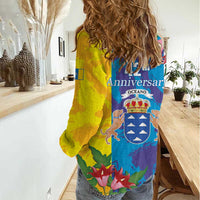Canary Islands Dia de Canarias Women Casual Shirt 42th Anniversary