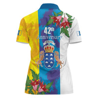 Canary Islands Dia de Canarias Women Polo Shirt 42th Anniversary