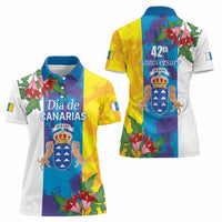 Canary Islands Dia de Canarias Women Polo Shirt 42th Anniversary