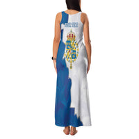 Personalized Kingdom of Sweden Coat of arms Family Matching Tank Maxi Dress and Hawaiian Shirt