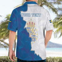 Personalized Kingdom of Sweden Coat of arms Hawaiian Shirt
