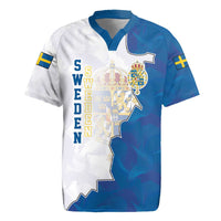 Personalized Kingdom of Sweden Coat of arms Rugby Jersey
