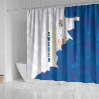 Personalized Kingdom of Sweden Coat of arms Shower Curtain