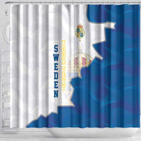 Personalized Kingdom of Sweden Coat of arms Shower Curtain