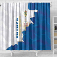 Personalized Kingdom of Sweden Coat of arms Shower Curtain