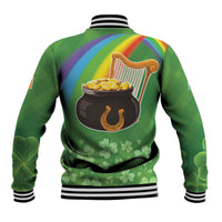Celtic Harp Shamrock Republic of Ireland Baseball Jacket