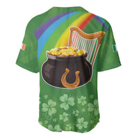Celtic Harp Shamrock Republic of Ireland Baseball Jersey