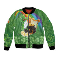 Celtic Harp Shamrock Republic of Ireland Bomber Jacket