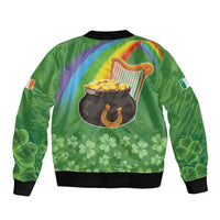 Celtic Harp Shamrock Republic of Ireland Bomber Jacket
