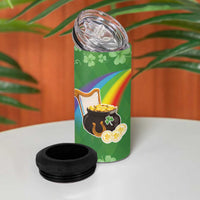 Celtic Harp Shamrock Republic of Ireland 4 in 1 Can Cooler Tumbler