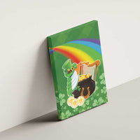 Celtic Harp Shamrock Republic of Ireland Canvas Wall Art