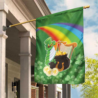 Celtic Harp Shamrock Republic of Ireland Garden Flag