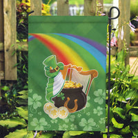 Celtic Harp Shamrock Republic of Ireland Garden Flag
