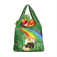 Celtic Harp Shamrock Republic of Ireland Grocery Bag