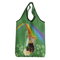 Celtic Harp Shamrock Republic of Ireland Grocery Bag