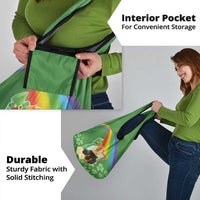 Celtic Harp Shamrock Republic of Ireland Grocery Bag