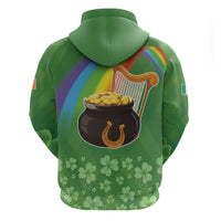 Celtic Harp Shamrock Republic of Ireland Hoodie