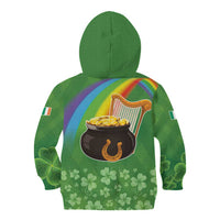 Celtic Harp Shamrock Republic of Ireland Kid Hoodie