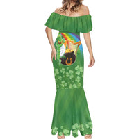 Celtic Harp Shamrock Republic of Ireland Mermaid Dress