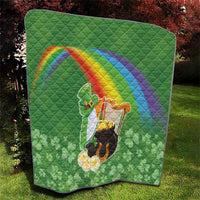 Celtic Harp Shamrock Republic of Ireland Quilt