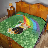 Celtic Harp Shamrock Republic of Ireland Quilt