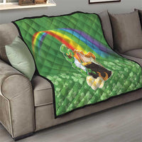 Celtic Harp Shamrock Republic of Ireland Quilt