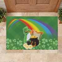Celtic Harp Shamrock Republic of Ireland Rubber Doormat