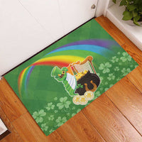 Celtic Harp Shamrock Republic of Ireland Rubber Doormat