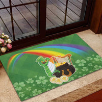 Celtic Harp Shamrock Republic of Ireland Rubber Doormat