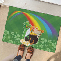 Celtic Harp Shamrock Republic of Ireland Rubber Doormat
