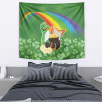 Celtic Harp Shamrock Republic of Ireland Tapestry