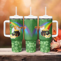 Celtic Harp Shamrock Republic of Ireland Tumbler With Handle