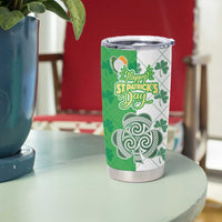 Ireland 17th March Saint Patrick's Day Tumbler Cup Irish Leprechaun with Shamrock