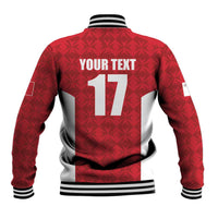 Custom Malta Football Jersey Go Champions Baseball Jacket Red Style