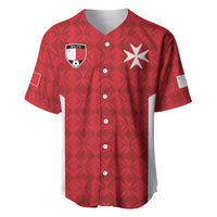 Custom Malta Football Jersey Go Champions Baseball Jersey Red Style