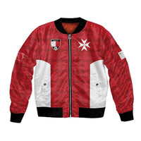 Custom Malta Football Jersey Go Champions Bomber Jacket Red Style