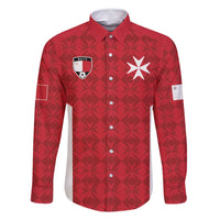 Custom Malta Football Jersey Go Champions Family Matching Mermaid Dress and Hawaiian Shirt Red Style