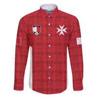 Custom Malta Football Jersey Go Champions Family Matching Puletasi and Hawaiian Shirt Red Style