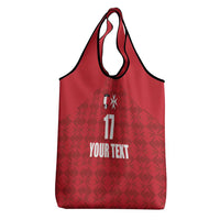 Custom Malta Football Jersey Go Champions Grocery Bag Red Style