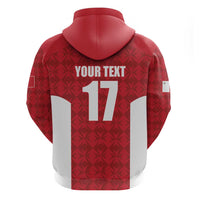 Custom Malta Football Jersey Go Champions Hoodie Red Style