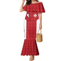 Custom Malta Football Jersey Go Champions Mermaid Dress Red Style