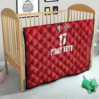 Custom Malta Football Jersey Go Champions Quilt Red Style