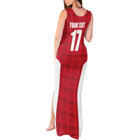 Custom Malta Football Jersey Go Champions Tank Maxi Dress Red Style