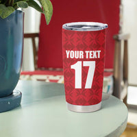 Custom Malta Football Jersey Go Champions Tumbler Cup Red Style