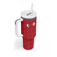 Custom Malta Football Jersey Go Champions Tumbler With Handle Red Style