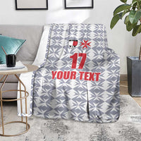 Custom Malta Football Jersey Go Champions Blanket White Style