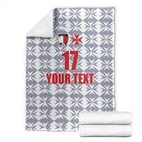 Custom Malta Football Jersey Go Champions Blanket White Style