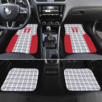 Custom Malta Football Jersey Go Champions Car Mats White Style