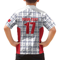Custom Malta Football Jersey Go Champions Hawaiian Shirt White Style